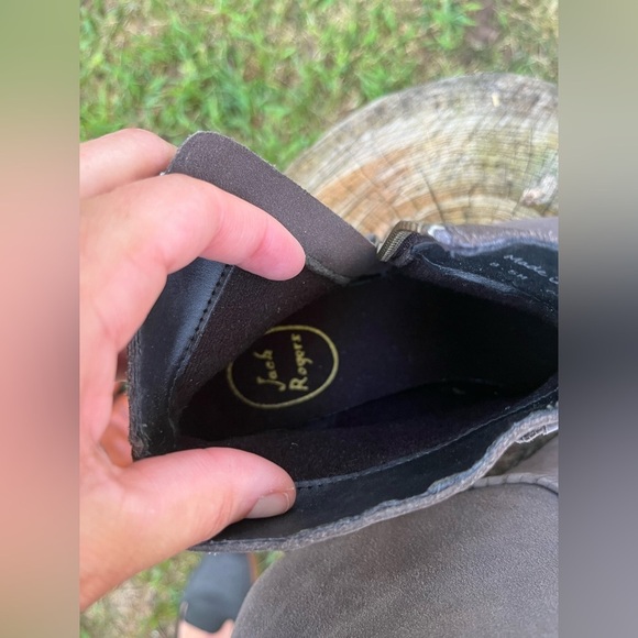 Jack Rogers Dylan Suede Booties Gray Size 8.5 - Picture 10 of 11